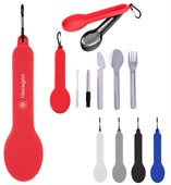 Claire Silicone Holder Travel Utensil Set