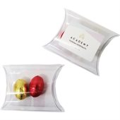Clear Pillow Pack With 2 Easter Eggs