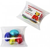 Clear Pillow Pack With 4 Easter Eggs