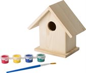 Colour In Wooden Birdhouse