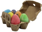 Colourful Egg Shaped Chalk Set