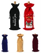 Cortiva Cotton Wine Drawstring Bag