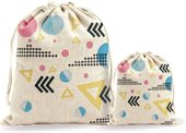 Cottage Cotton Linen Drawstring Gift Bag