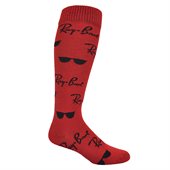 Cotton Blend Knee High Socks With All Over Design