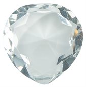Crystal Heart Paperweight