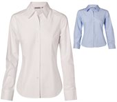 Dion Ladies Fine Twill Long Sleeve Shirt