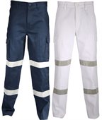 Double Hoops Taped Comfort Fit Cargo Pants
