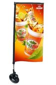 Double Side Printed Rectangle Suction Cup Flag