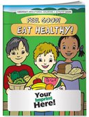 Eat Healthy Themed Childrens Colouring Book