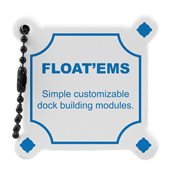 EVA Foam Dock Shape Floating Keyring