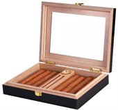 Executive 8-Cigar Leather Case