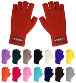 Farina Fingerless Gloves with Woven Label