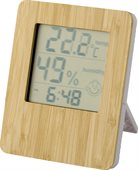 Fava Bamboo Clock & Weather Station