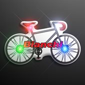 Flashing LED Bicycle Badge
