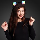 Flashing Mouse Ears Headband