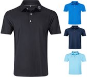 Foot Joy Stretch Pique Lisle Tonal Dot Print Polo Shirt