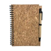 Foxton Cork Cover Note Book And Pen