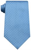 French Blue Coloured Nottingham Silk Tie Nottingham Silk Tie In French Blue