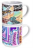 Full Colour Stackable Coffee Mug