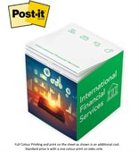 Full Post-it® 3 3/8" Square Cube