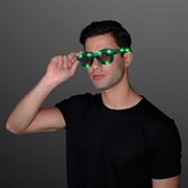 Fun Green LED Party Glasses