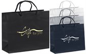 G1E XLarge Matte Boutique Bag With Macrame Handles