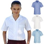 Girls Short Sleeve School Shirt