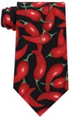 Grande Red Pepper Polyester Tie