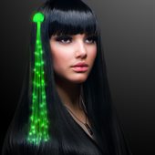 Hair Clip Extensions With Green Light