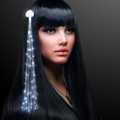 Hair Clip Extensions With White Light