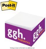 Half Post-it® 2 3/4" Square Cube