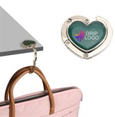 Heart Foldable Desk Bag Holder