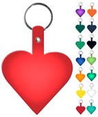 Heart Shaped Flexible Key Tag