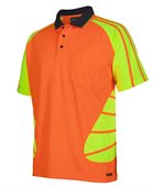 HiVis Team Polo Shirt Sleeve