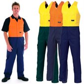 HiVis Two Tone Cotton Action Back Overall