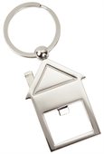 House Shaped Bottle Opener Keyring