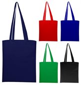 Iconic Coloured Long Handle Calico Bag