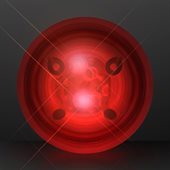 Impact Activated LED Red Bounce Ball