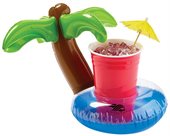 Inflatable Coloured Palm Tree Drink Coaster