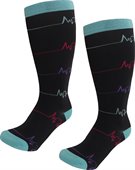 Jacquard Weave Plus Size Compression Socks