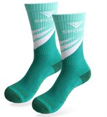 Jacquard Weave Sports Crew Socks