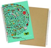 Kaleidoscopic Spiral Bound A5 Notebook
