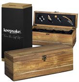 Keepsake 4 Piece Wine Box Gift Set