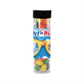 Large Gourmet Plastic Tube Packed With Jelly Beans