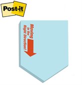 Large Post-it® Down Arrow Shaped Notes