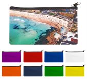Large Zippered Neoprene Sublimated Pencil Case