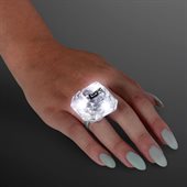 LED Princess Cut Diamond Look Ring