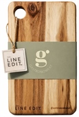 Line Edit Acacia Serving Board