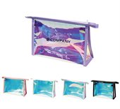 Marbella Holographic Transparent Cosmetic Bag