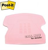 Medium Post-it® Telephone Shaped Notes